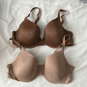 Victoria secret t shirt bra set